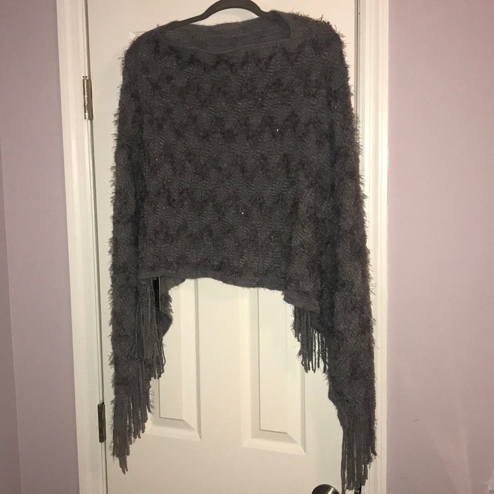 💥 gray poncho 💥